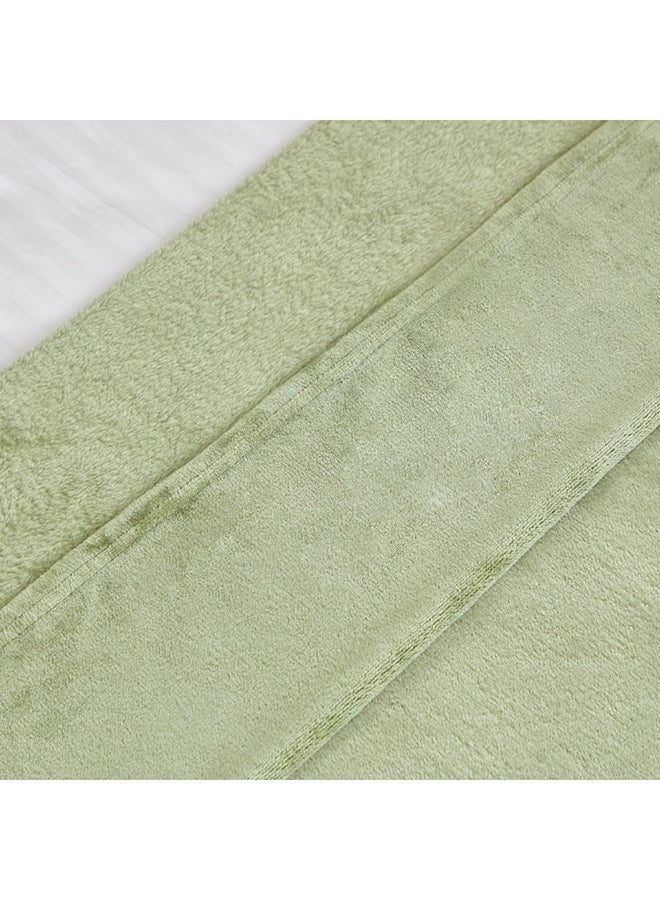 Home Box Nova Solid Flannel Twin Blanket 200 x 140 cm - Image 3