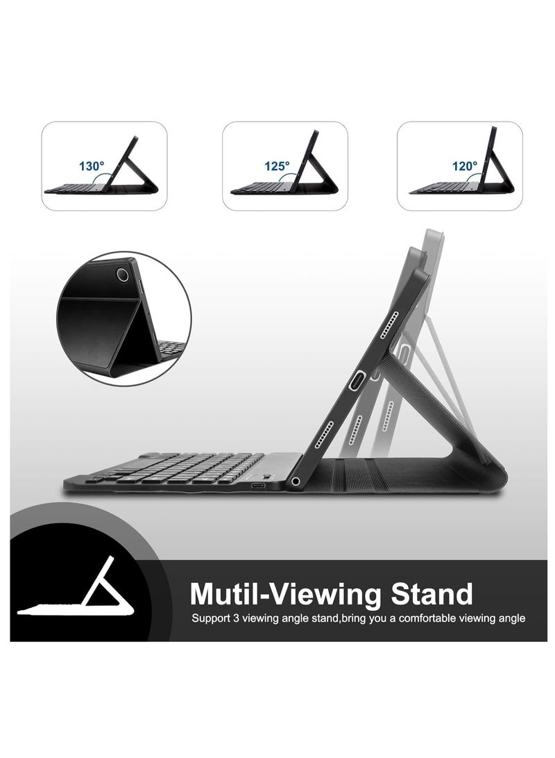 ELTRAZONE Keyboard Case for Samsung Galaxy Tab A8 10.5 inch - Smart Wireless BT Detachable Waterproof Magnetic Folio Stand Tablet Keyboard Cover - Slim Protective Leather Keyboard Case - Image 2