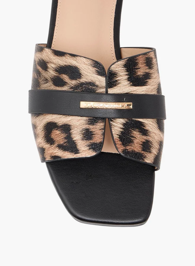 Flora Bella By Shoexpress Women Animal Print Slip-On Flat Sandals