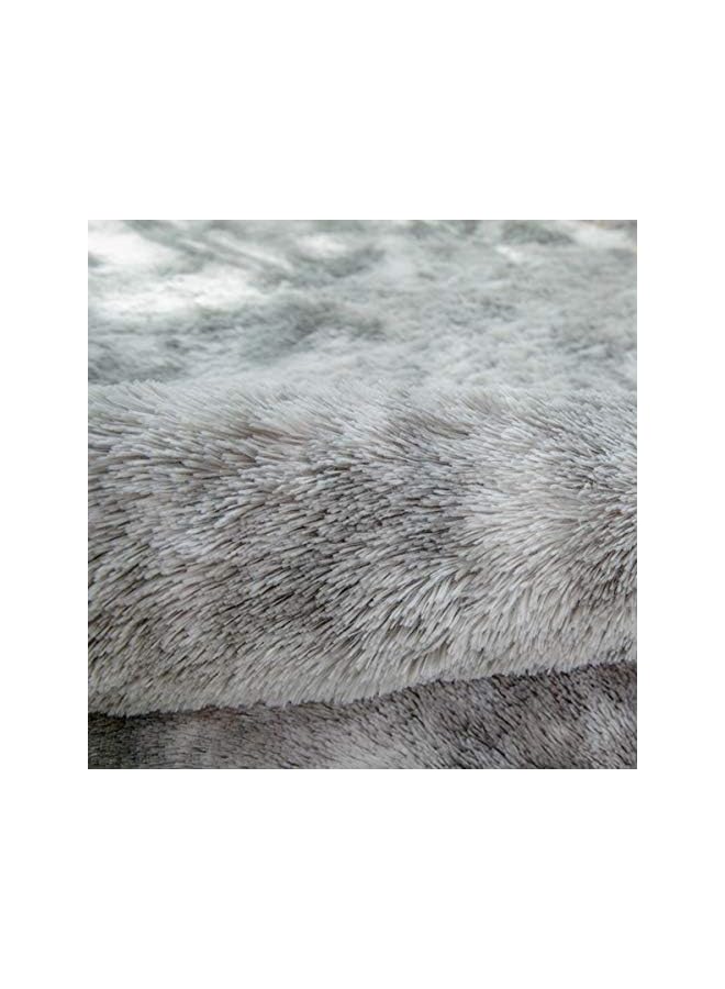 The Bros سجاد منطقة سجادة شاجي لغرفة المعيشة وغرفة النوم سجادة كبيرة فخمة حديثة حصيرة غير قابلة للانزلاق سجادة متعددة الأحجام ديكور منزلي داخلي (رمادي أبيض، 80 × 120 سم) - Image 4