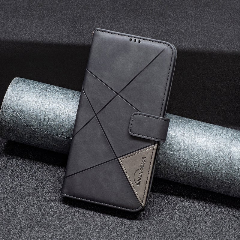 HuHa Case Cover For Infinix GT 20 Pro 5G Magnetic Buckle Rhombus Texture Leather Phone Case(Black) - Image 2