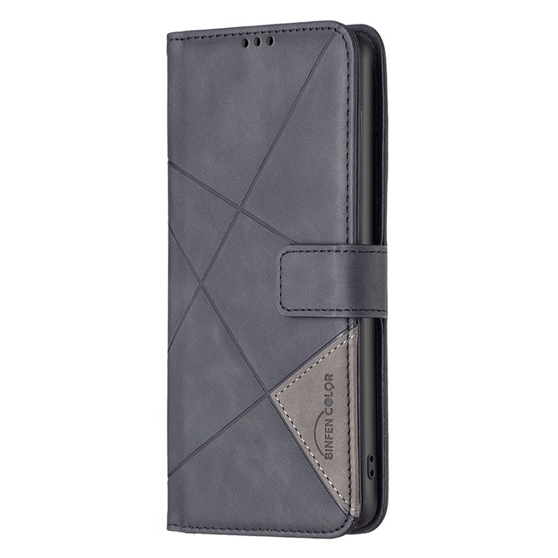 HuHa Case Cover For Infinix GT 20 Pro 5G Magnetic Buckle Rhombus Texture Leather Phone Case(Black) - Image 3