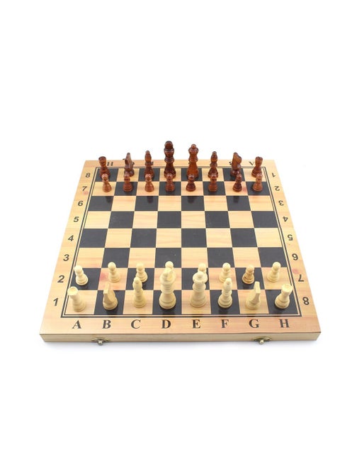 Chess Board 3 in 1 Wooden Chess