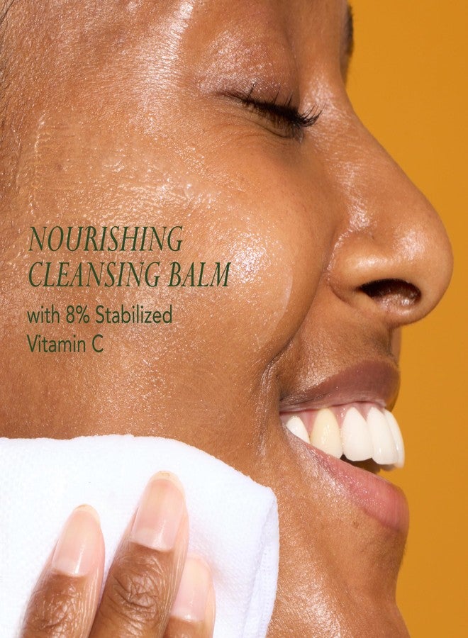 KAT BURKI 8% Stabilized Vitamin C & Vitamin E Nourishing Cleansing Balm. Illuminating, Hydrating & Antioxidant Makeup Remover & Face Cleanser. Includes 1 Muslin Cloth, 3.4 fl. oz. - Image 2