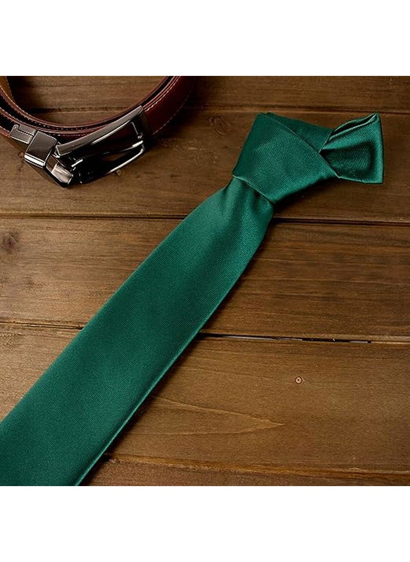 Trenderrs Men's Satin Tie and Handkerchief Set Men's Tie  - Image 2