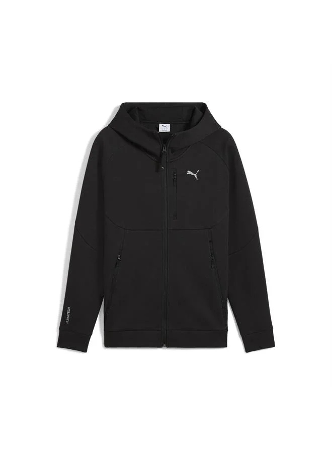 Puma PUMA Black PUMATECH Full-Zip Hoodie Men for Men | Best Price UAE