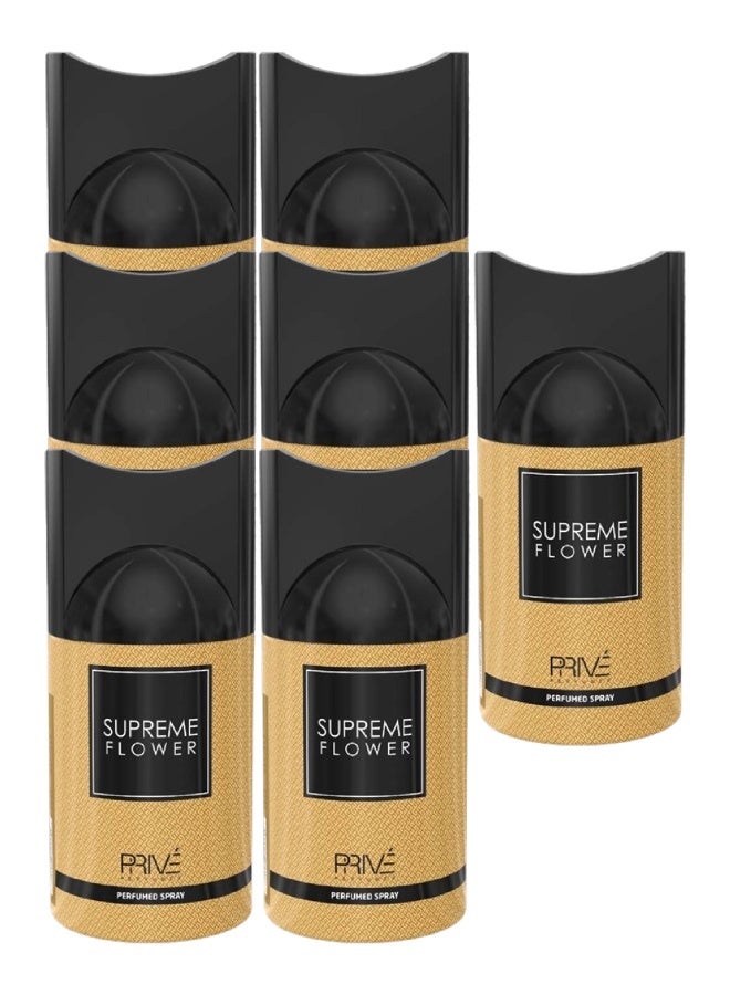PRIVE 7 Pieces Supreme Flower Body Spray 250ML - Image 1