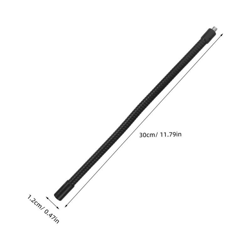 Bendable Microphone Stand Extension Rod Holder for Smartphones Cameras Desk Use Black - Image 3