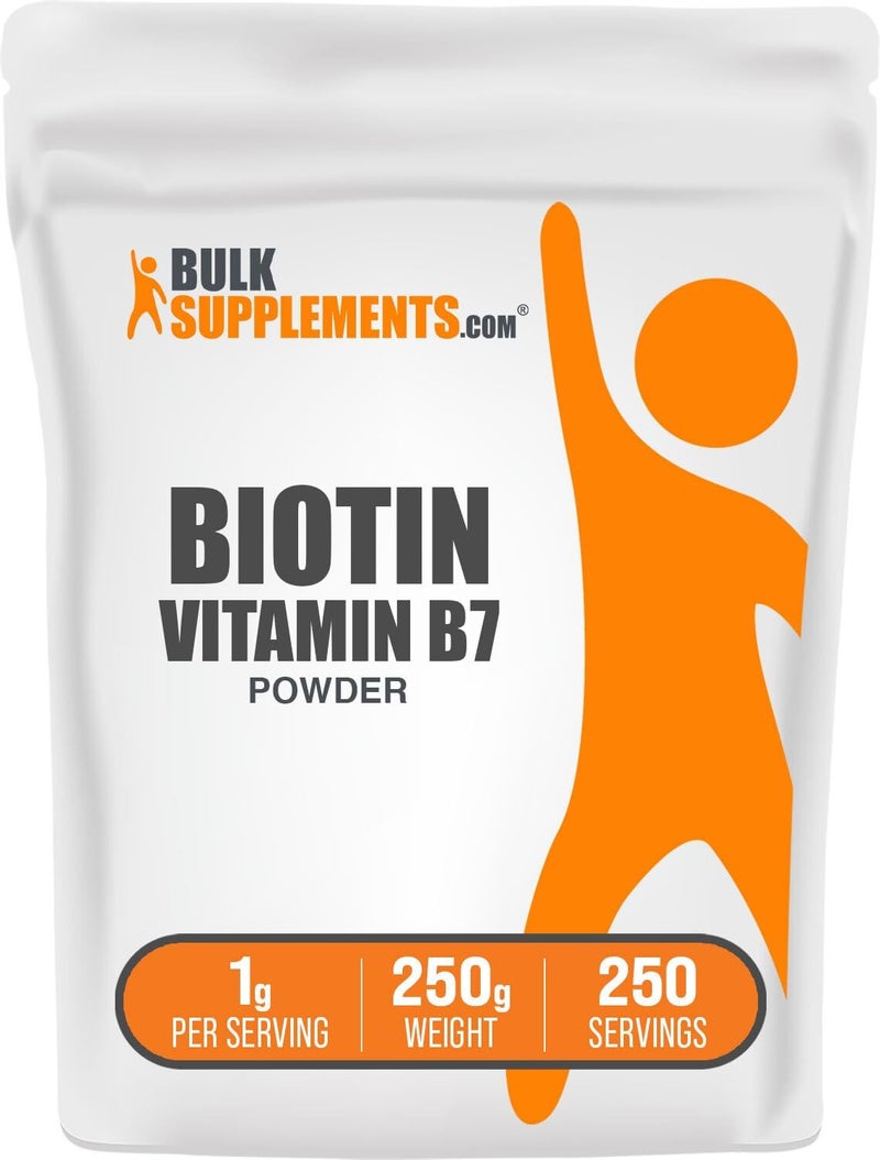 BulkSupplements Biotin Vitamin B7 Powder for Adults - Image 1