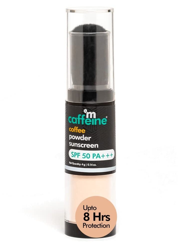MCaffeine Coffee Powder Sunscreen With SPF 50 Protection 4 gm - Image 1