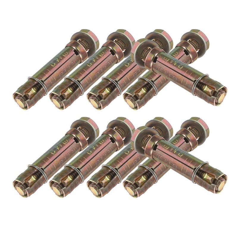 كيسانجل 12 قطعة مسامير تثبيت درع ثقيلة 10 مم × 50 مم مثبتات معدنية للبناء - Image 2