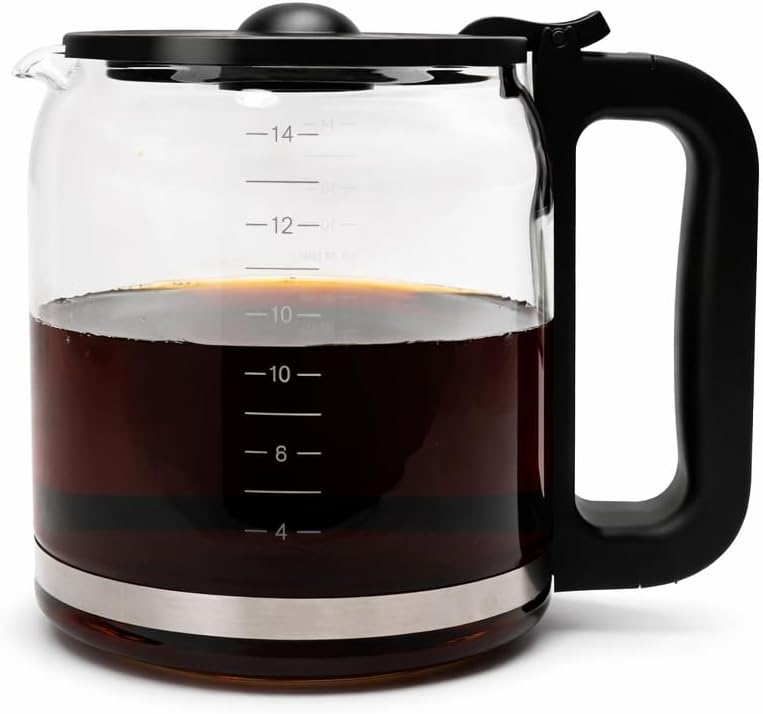 CUPALL 14 Cup Replacement Carafe for Cuisinart DCC-3200 Series Coffee Makers, Food-Safe, BPA-Free - Image 1