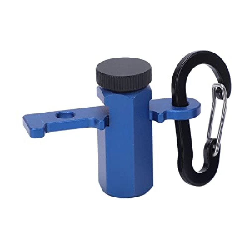 Stair Gauge 2-Pack Blue Black Aluminum Alloy - Precise Flush Edge Clamping Circular Saw Guide - Non-Slip Glove-Friendly Operation Rafter Layout Tool for Woodworking Framing Job Sites - Image 2