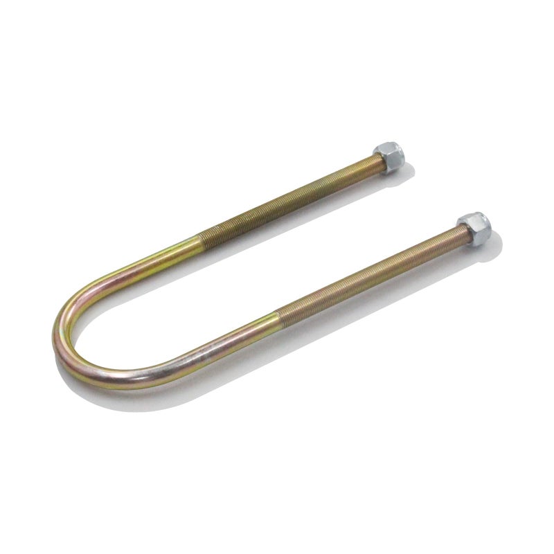 QGHAUC Universal Leaf Spring Lowering Block Kit, 2 Inch, 2-1/2" Wide, 5" Long, Zinc-Plated U-Bolts, Premium Steel Construction for Long-Lasting Finish - Image 3