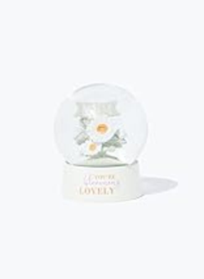 Matalan Mum Glitter Snow Globe, 10 cm x 10 cm x 13 cm Size, Clear