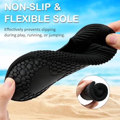 ANLUKE Kids Water Shoes Girls Boys Slippers Swimming Shoes Barefoot Quick Dry Aqua Socks - Image 5