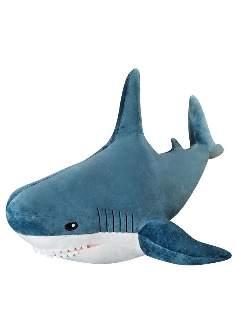 Chubby Giant Shark Plush Animal Weighted Shark Pillow Soft Shark Plush Shark Decorating  Stress Relief Kids and Ladies Birthday Holiday Gifts - Image 1