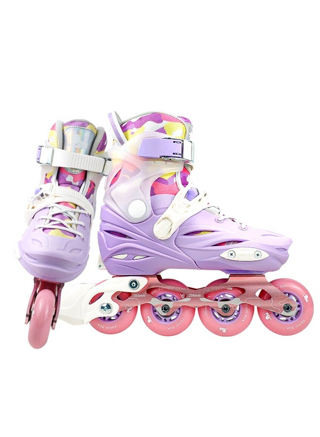 Cougar Adjustable Inline Skates For Boys And Girls, Roller Skates And Rollerblades Combo Set, Casual And Skating Dual-use - Image 3