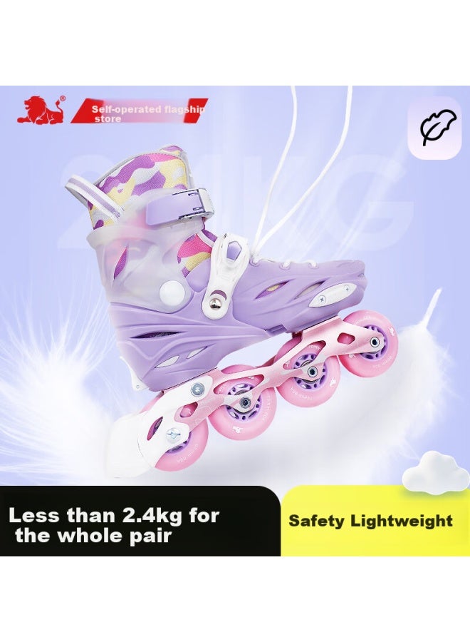 Cougar Adjustable Inline Skates For Boys And Girls, Roller Skates And Rollerblades Combo Set, Casual And Skating Dual-use - Image 2