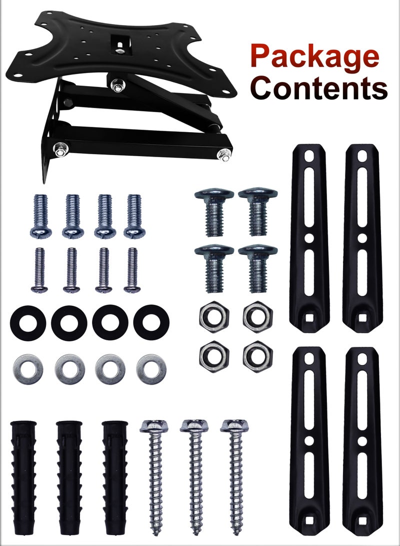 R.VIHAN Wall Mount TV Stand Holder Full Motion Swivel and Tilt for 14-55 Inch Monitors And Televisions LCD LED Long Arm Swivel Bracket Flat Screen Panel - Image 5