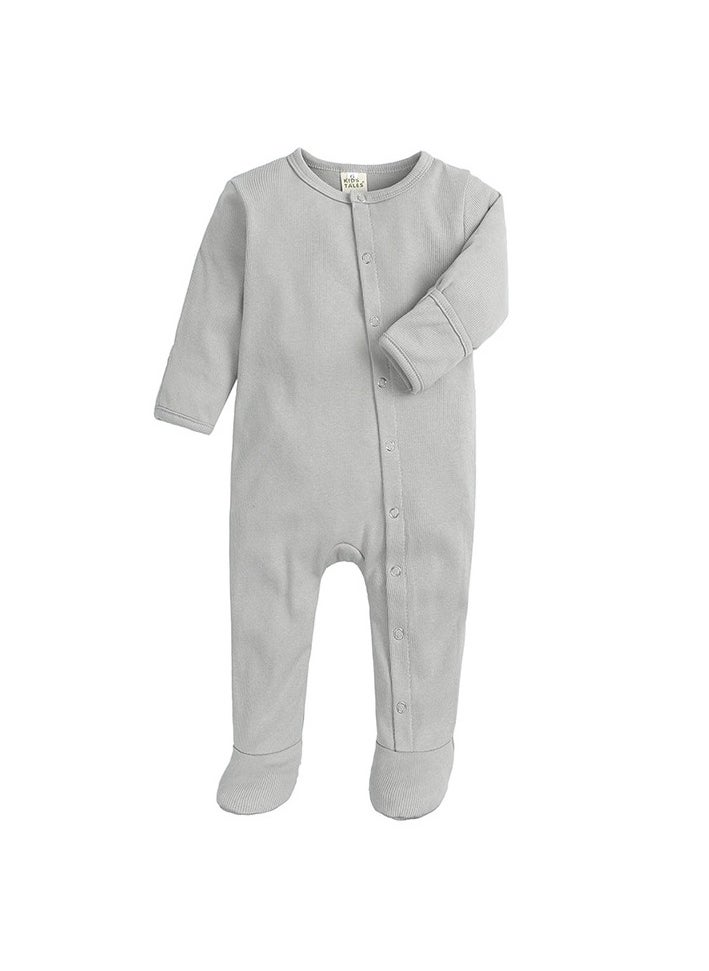 RedMapleTEK - Five-Piece Cotton-Footed Baby Crawling Suit Bodysuit - Image 1