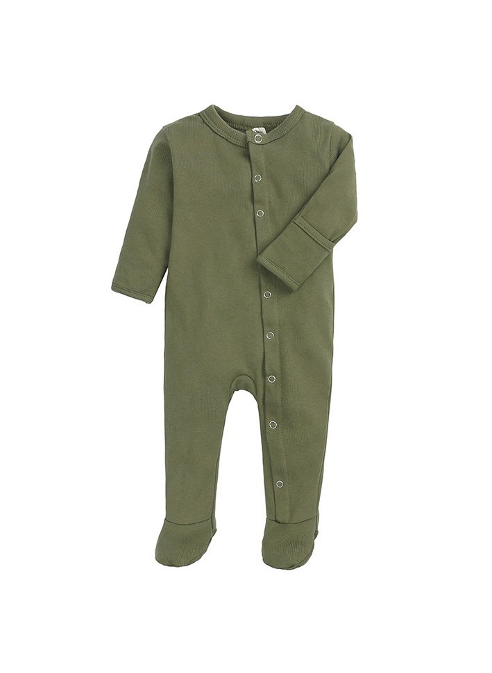 RedMapleTEK - Five-Piece Cotton-Footed Baby Crawling Suit Bodysuit - Image 1