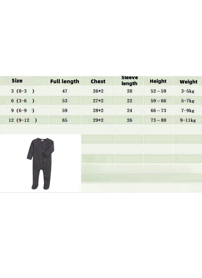 RedMapleTEK - Five-Piece Cotton-Footed Baby Crawling Suit Bodysuit - Image 1