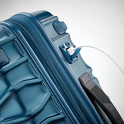 Samsonite Stryde 2 Hardside Expandable Luggage with Double Spinner Wheels, Carry On Glider, Deep Teal - Image 4
