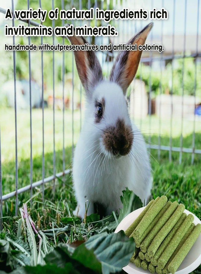 WDEFUN 45 PCS Timothy Hay Sticks for Rabbits Natural Molar Teeth Stick Chew Toys for Bunnies Chinchillas Guinea Pigs Hamsters and Other Small Animals Treats - Image 4