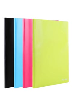 Deli 4-Piece A4 Display Book 20 Pocket Multicolour  - Image 1