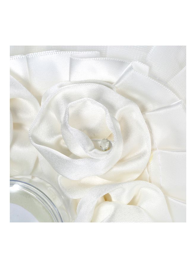 نيبمينينت وسادة لحمل الخواتم من الساتان برسمة قلب. 20x9x20سنتيمتر - Image 5