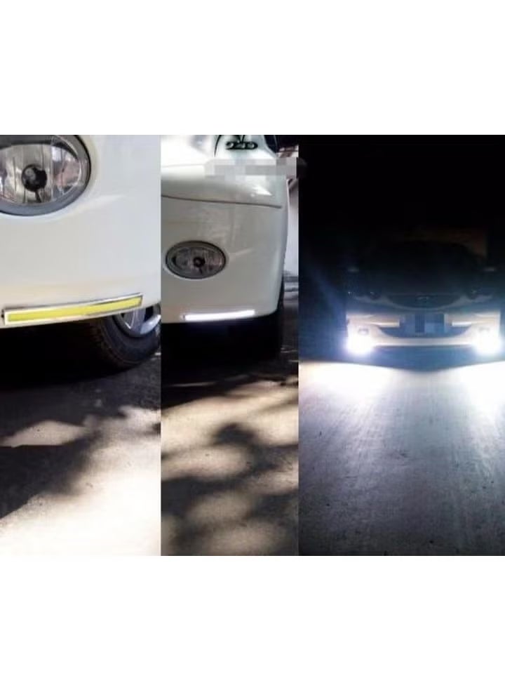 Green Tiger 2-Piece High-Powered LED Daytime Running Lights (DRLs) Strip Set 17cm, 12V - Waterproof & Universal Fit - Image 3