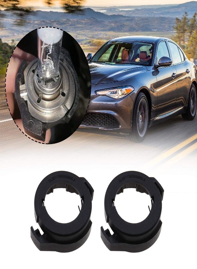 سينج إف إل تي دي حامل محول مصباح أمامي LED HID H7، مشبك تثبيت مقبس بلاستيكي أسود، متوافق مع سيارات كوجا وألفا روميو وميتو، عبوة من 4 قطع - Image 3