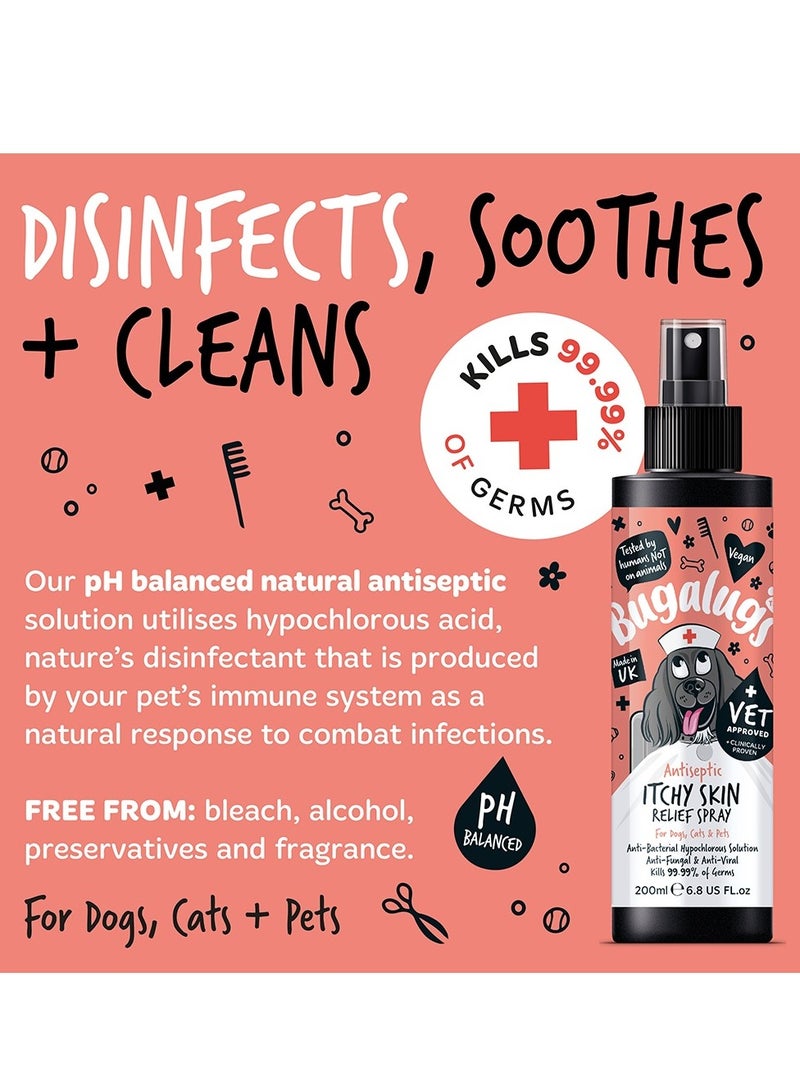 BUGALUGS Antiseptic Itchy Skin Spray 200ml (6.8 Fl Oz) - Image 2