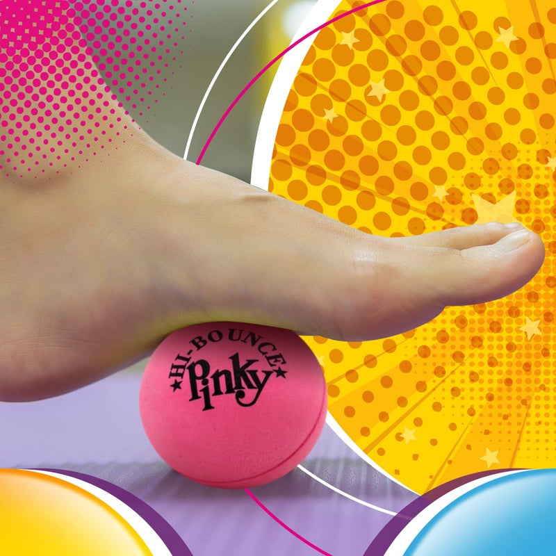 JA-RU Hi-Bounce Pinky Ball (1 Pack) Rubber-Handball Bouncy Balls for Kids. Small Pink Stress Ball. Indoor & Outdoor Sport Party Favors. Bouncing Throwing Play Therapy. 976-1E - Image 5