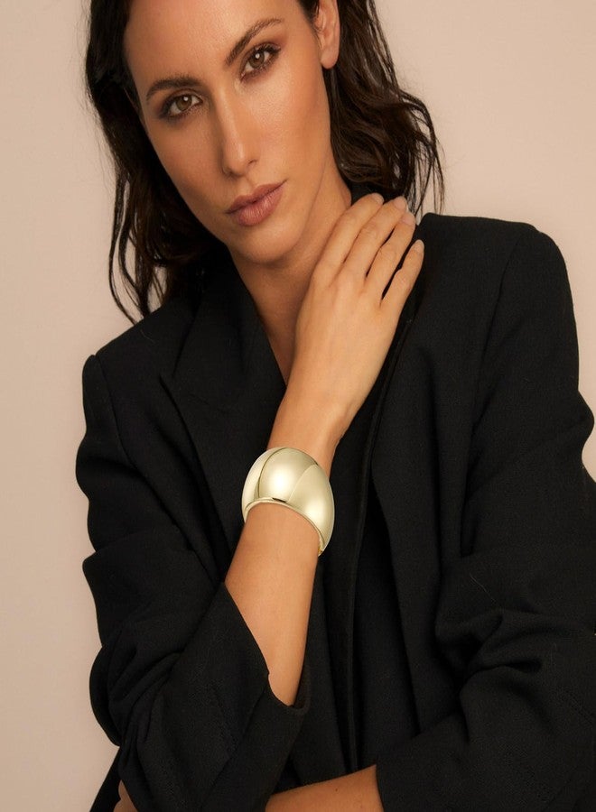 YBMYCM YMBYCM Chunky Bangle Bracelets for Women Trendy Wide Chunky Cuff Bracelets Wrap Bracelet - Image 3