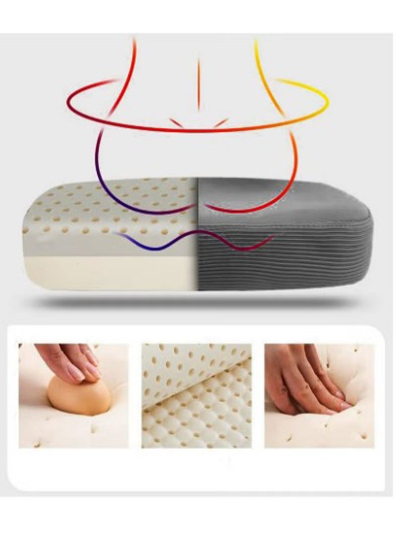 مونوج كرسي مكتب شبكي مريح مع مسند للرأس ودعم أسفل الظهر وظهر مرتفع مريح - Image 5