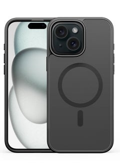 DUX DUCIS DUX DUCIS Yind Series Cover for the iPhone 15 mobile phone, compatible with MagSafe, a slim, TPU Hybrid PC  cover made of TPU, polycarbonate silicone - Black  - Image 1