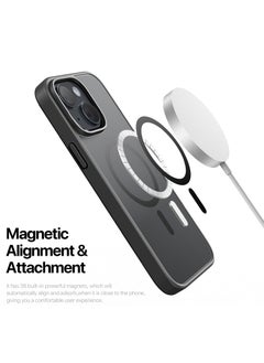 DUX DUCIS DUX DUCIS Yind Series Cover for the iPhone 15 mobile phone, compatible with MagSafe, a slim, TPU Hybrid PC  cover made of TPU, polycarbonate silicone - Black  - Image 5