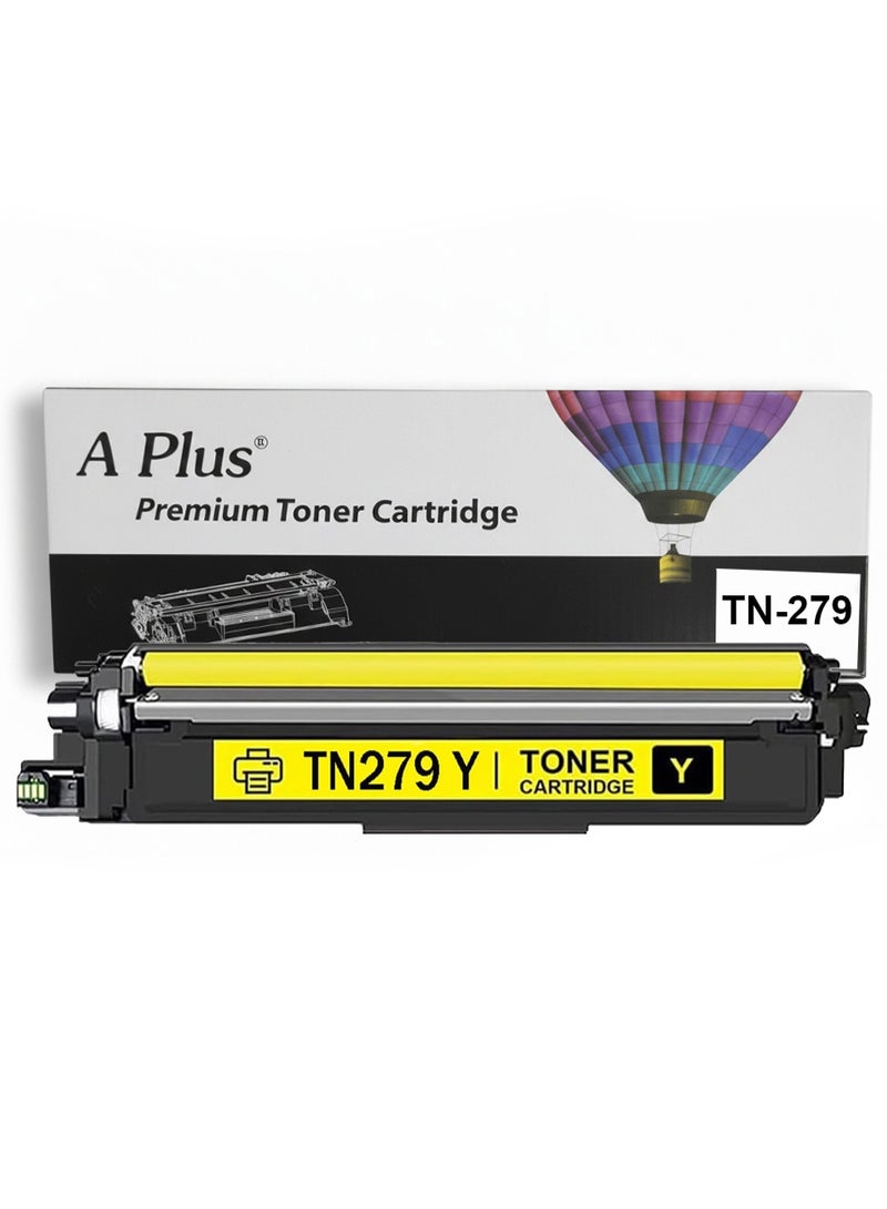 APLUS A Plus TN-279 Compatible Toner Cartridge Yellow Tonner for Brother HL-L3280CDW, DCP-L3520CDW, DCP-L3560CDW, MFC-L3720CDW, MFC-L3760CDW Printers - Image 1
