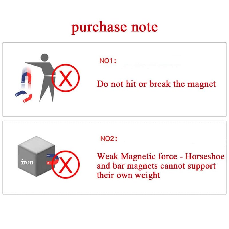 AOMAG 25 lbs Red Cast Horseshoe Strong Alnico Magnets,Powerful U Shaped Magnet with Keeper for Experiments, Construction, Fishing or Doing Velvet Nail - Image 5