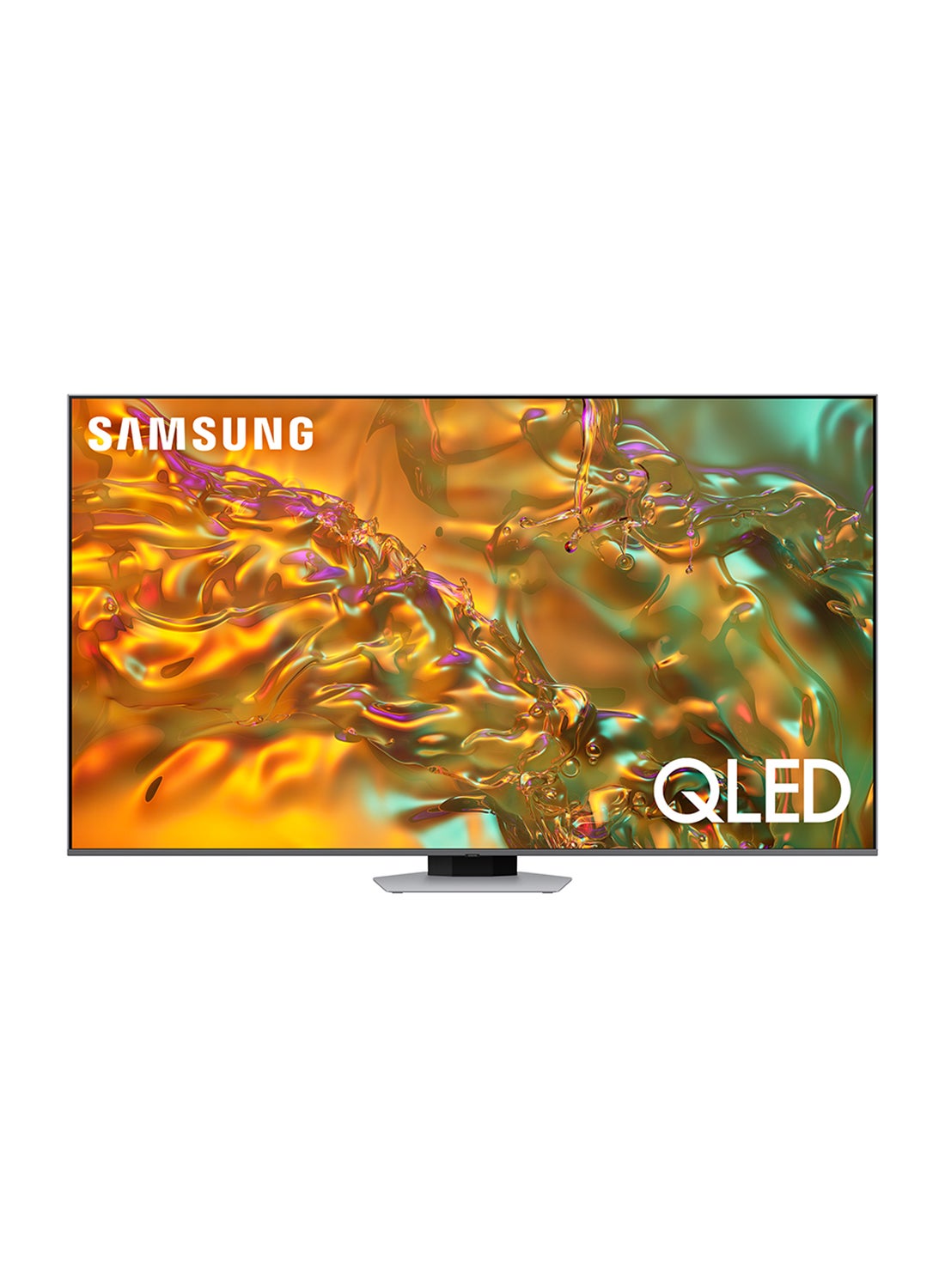 Smart TV, QLED, Q80D, 65 Inch, 2024, International Version NQ4 AI Gen2 Processor, 4K AI Upscaling, Direct Full Array, Tizen OS QA65Q80D Eclipse Silver