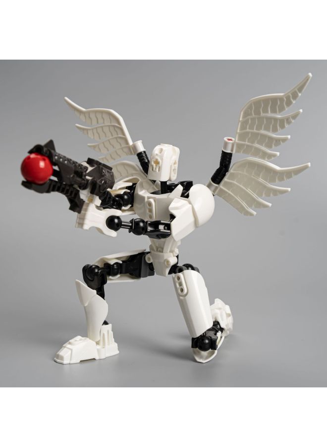 Multi-joint Movable Figure Hand Board Lucky 13 Doll Full Body Activity Robot Decompression To Play Artifact-Color:Building Blocks With Wings Boxed 128g - Image 3