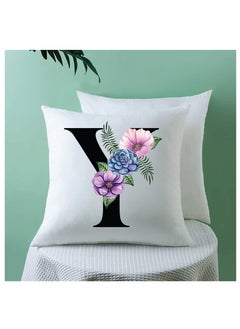 PRINTSHOP4ME Cushion Cover with Filler with Your Favorite Letter in the Alphabet Printed -Give as a Gift to a Friend or Loved one  - Image 3