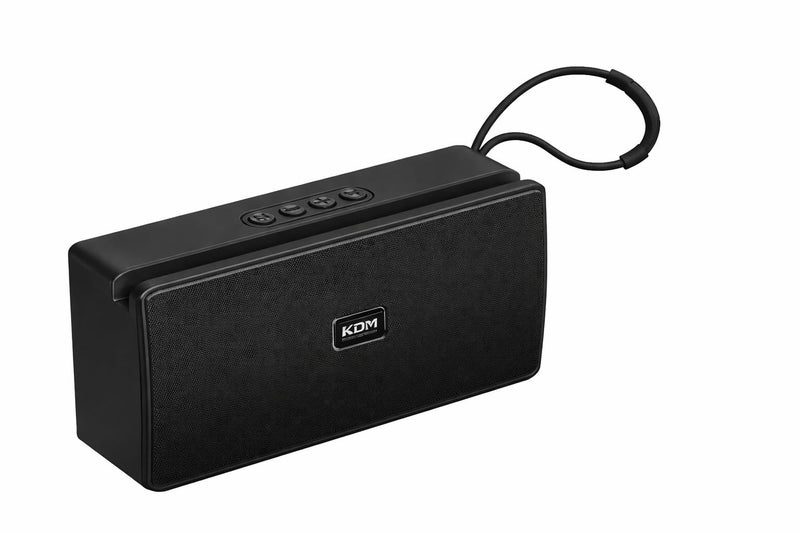 KDM-99 Rhythm Wireless Speaker with Mobile Stand, V5.3, 5W*2 Output, Super Bass, FM Radio, Type-C Charging, Black - Image 1