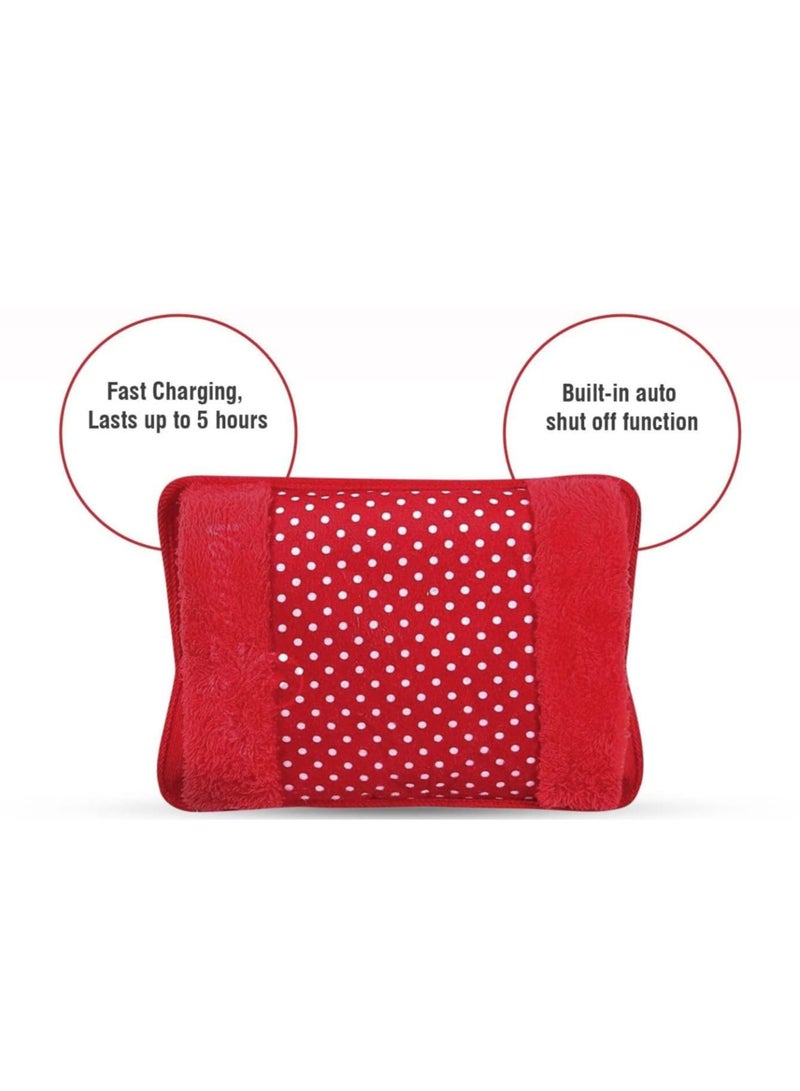 Electric Hot Water Bag Rechargeable Heating Pad – Portable Warm Compress Bag for Pain Relief, Cramps, Back, Neck & Hand Warmer - Image 4