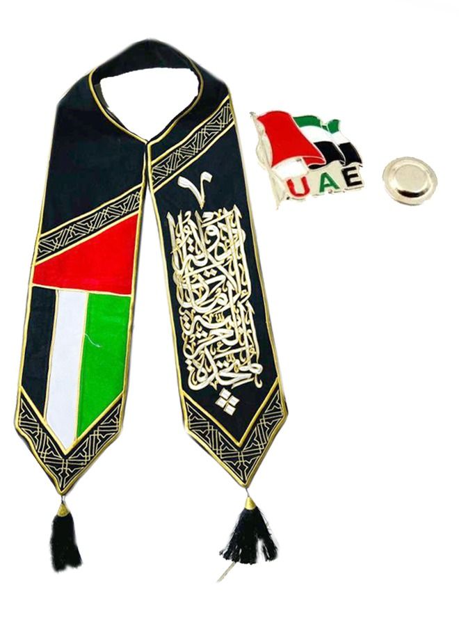 ACLIX UAE Scarf for celebrating 51st UAE National day scarf for Men/women with Uae Batch