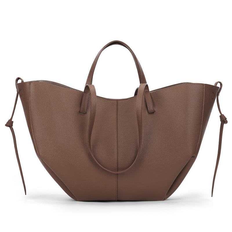 Juoxeepy Faux Leather Tote Bag Work Bag for Women Trendy Handbag Purse Fall Shoulder Bags with Magnetic Closure - Image 1