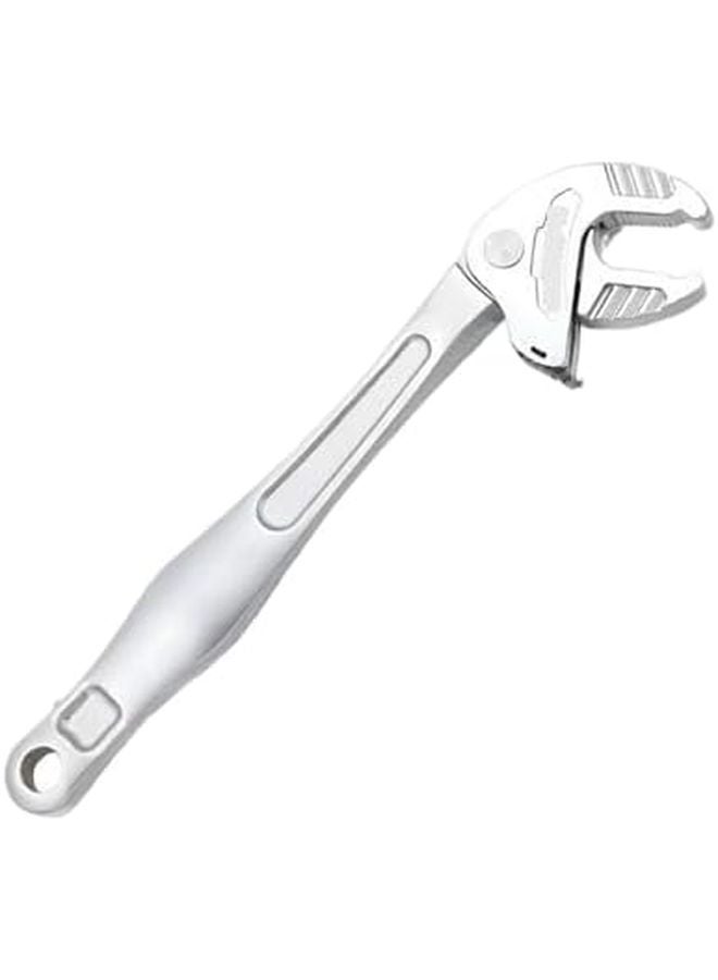 Self Adjusting Crab Claw Wrench Wide Jaw Ratchet Spanner Hand Tool For Automotive Repair And Plumbing Color C M - Image 1