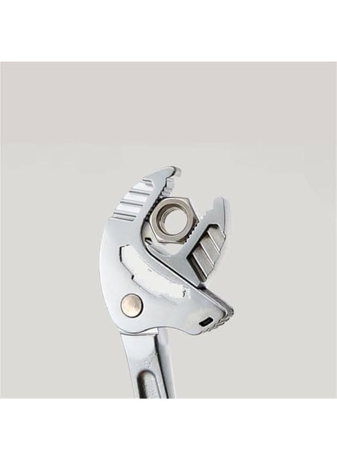Self Adjusting Crab Claw Wrench Wide Jaw Ratchet Spanner Hand Tool For Automotive Repair And Plumbing Color C M - Image 4